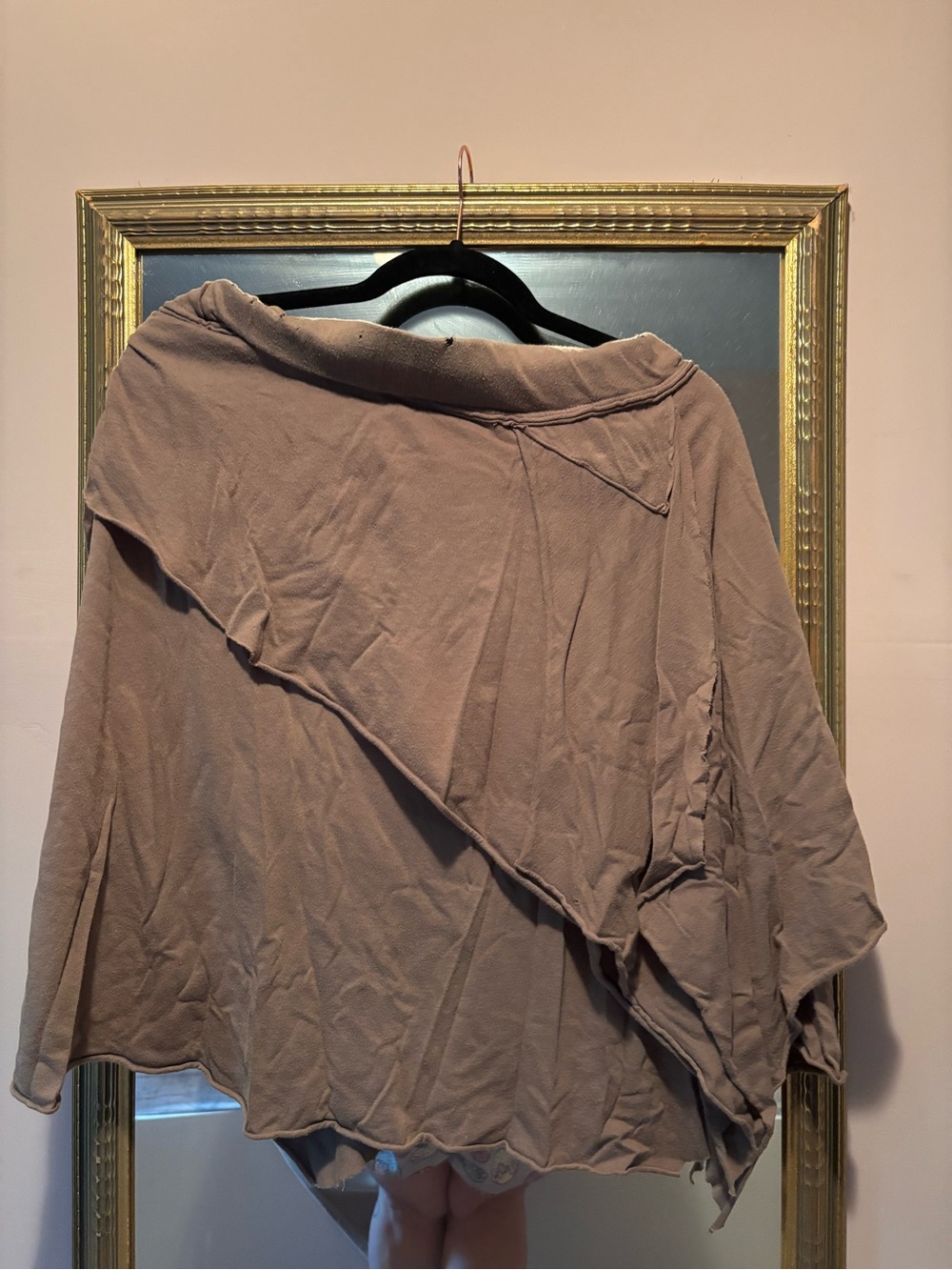 Vintage Xhilaration Asymmetrical Skirt in Taupe